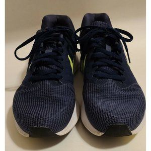 Nike Downshifter‎ 7 Running Shoes Navy Volt White 852459-403 Mens Size 9